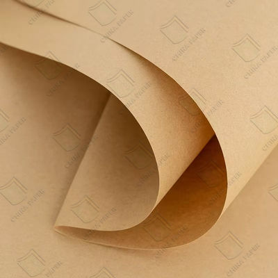 qualidade Papel Kraft 100% puro de pasta de madeira Papel de embalagem castanho fábrica