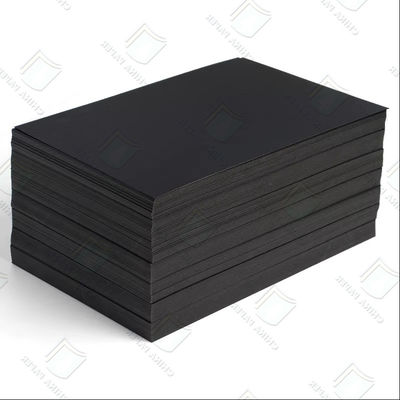 Bom preço. 100% de Papel Virgem Cartão Preto Alta rigidez 120gm-450gm Personalizável on-line